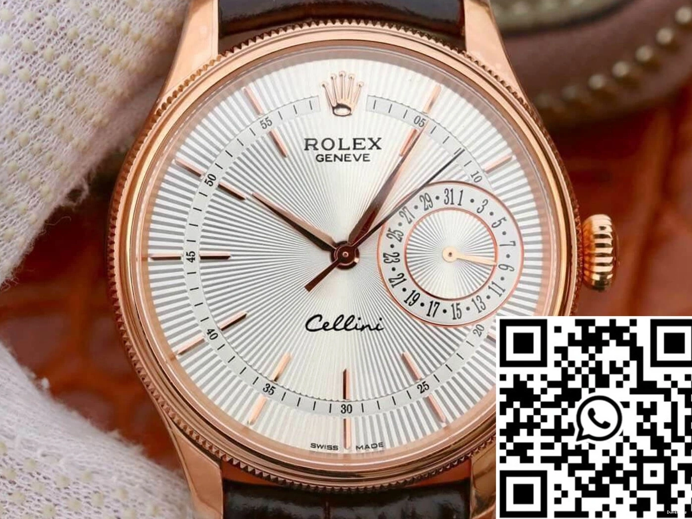 MKS M50515-0008 Factory Date Silver Celini Rolex Dial 0313